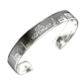 Bocholt bangle ladies silver oxidised 60 mm