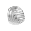 Ring Waves 24mm silver