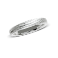 Ring silver Waves 3 mm