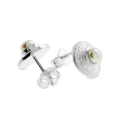 Stud earrings Strandcores silver pearl 4 mm 