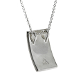 Anhänger Dots Silber 925 oxidiert 20 x 12 mm