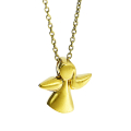 Guardian angel midi 12 mm silver yellow gold plated