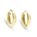 Creole 585 Gold oval mit Scharnier rund