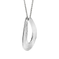 Anhänger Crease Loop Silber 30 mm