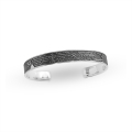 Bangle one world silver oxdated ladies size