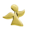 Small guardian angel 585 yellow gold 20 mm