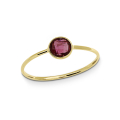 Ring Gold 585 pink Turmalin 4 mm fac