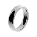 Partner ring silver matt 6 mm wide