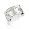 City Ring Frankfurt am Main Silver light