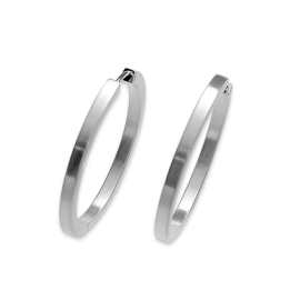 Creole with hinge 36 x 3 mm round