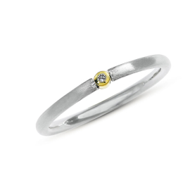 Ring si/go diamond
