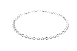 Collier 925 Silber Crease Kreise