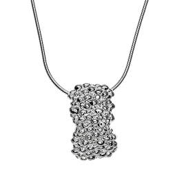 Anhänger Dots Silber 925 20 x 12 mm