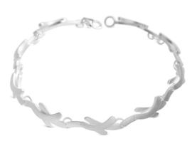 Armband Silber matt