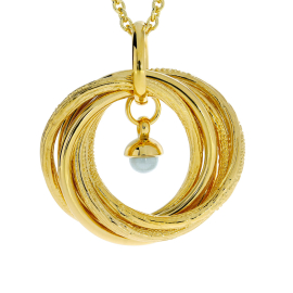 Pendant si/gold plated Strandcores