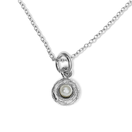 Anhänger Silber-rhod. mitPerle