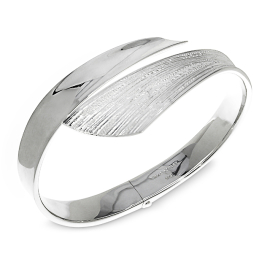 Armspange Strandcores contrast Silber hell