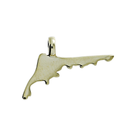 Zingst pendant island small 585 yellow gold
