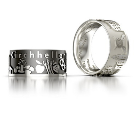 Village ring Kirchhellen silver light