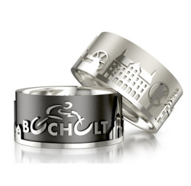 City ring Bocholt silver oxidised