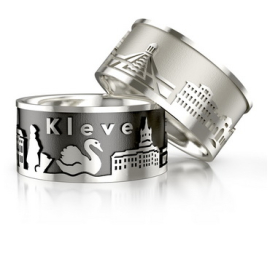Stadtring Kleve Silber-oxydiert