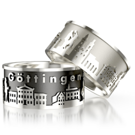 Stadtring Göttingen Silber-oxydiert