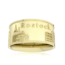 City ring Rostock 585 yellow gold