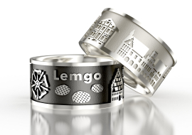 Stadtring Lemgo Silber-hell