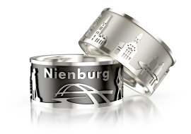 Stadtring Nienburg Silber-hell