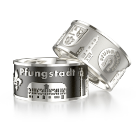 Stadtring Pfungstadt silber-hell