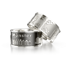 Stadtring Münster Version 2019 Silber oxydiert