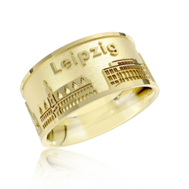 Ring City of Leipzig 585 yellow gold