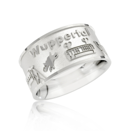 City ring Wuppertal silver light