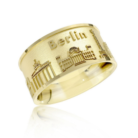 Ring City of Berlin 585 yellow gold