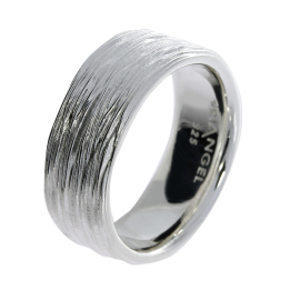 Ring Crease silver light 8 mm 