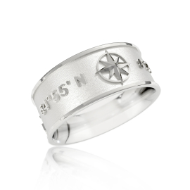 Ring Island Sylt coordinates silver light