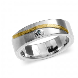 Ring  silber/Feingold 