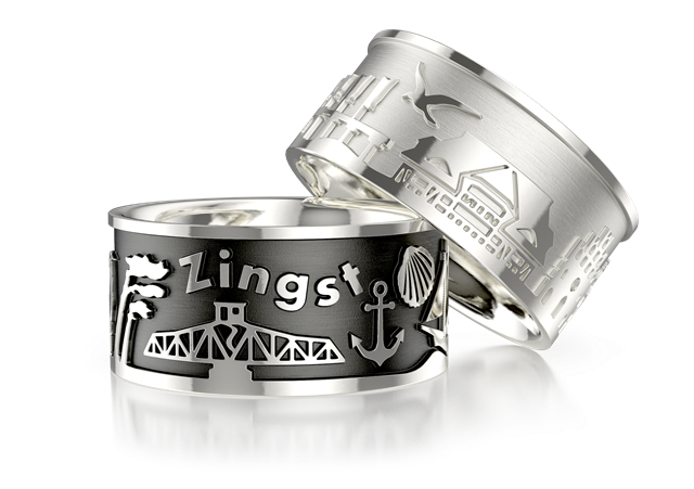 City ring Zingst silver-light   