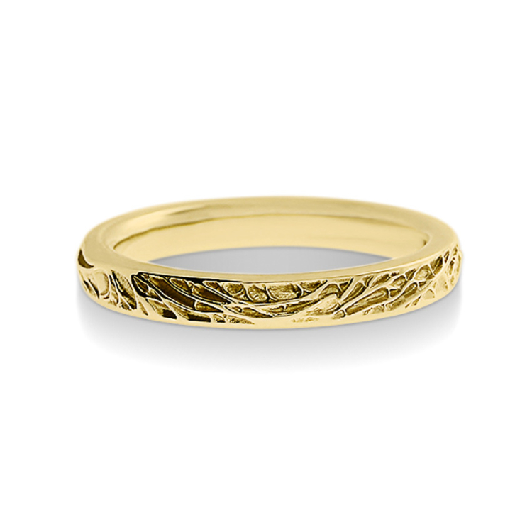 Ring Sloop 585 gold 3 mm   Ring size 66