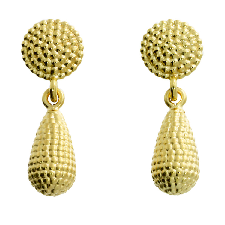 Earring Dots Pampel 585 gold   Ring size 58