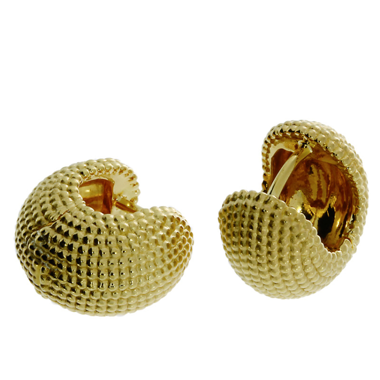 Dots hinge bead 585 gold