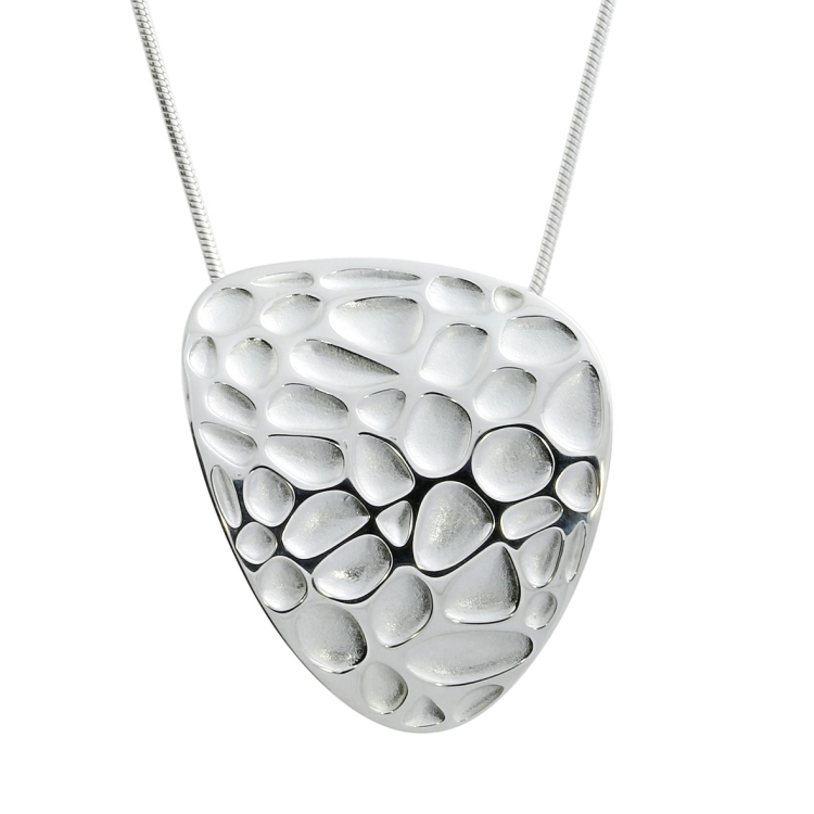 Pendant Voronoi silver light