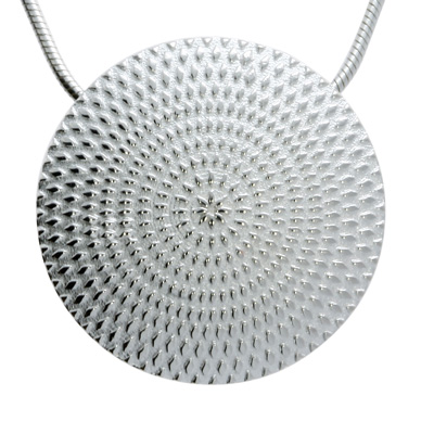 Pendant illusion silver 24 mm