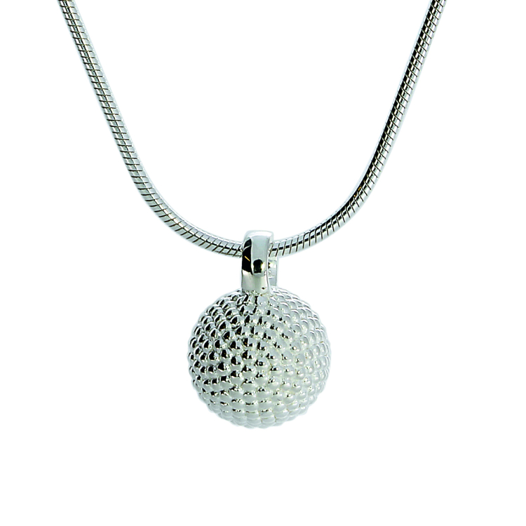 Dots pendant silver light ball 10 mm