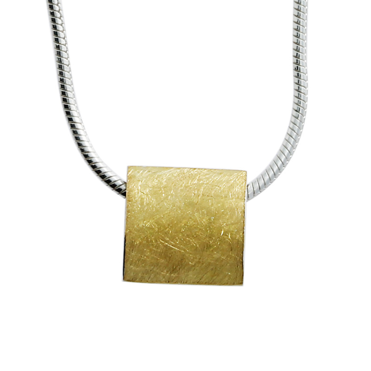Pendant si with fine gold