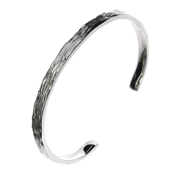 Bangle Silver Crease 5 mm