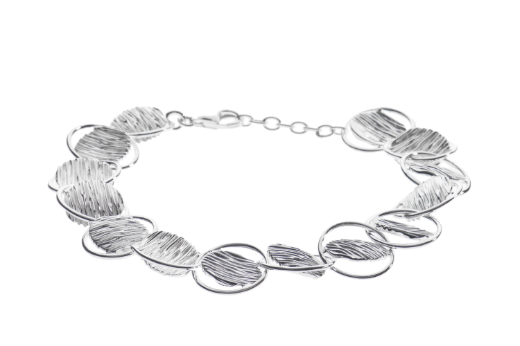 Bracelet Crease silver light