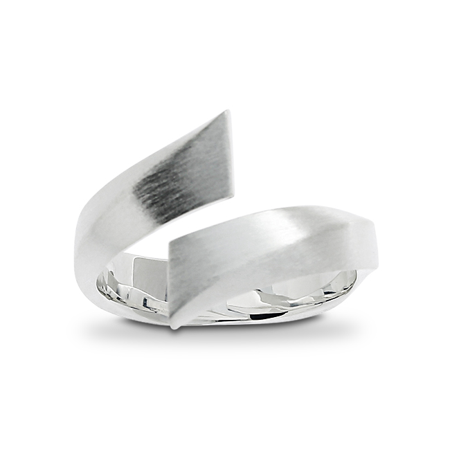 Ring Silber Waves
