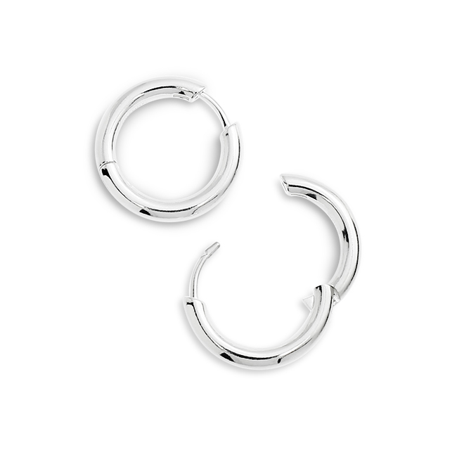 Creole Silber poliert mit Scharnier Durchmesser 20,5 mm