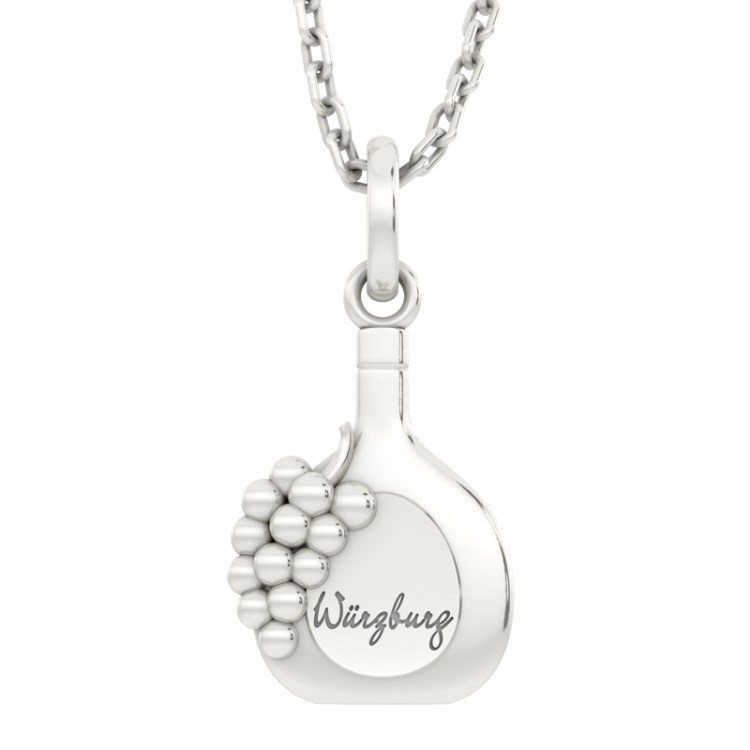 Würzburg Bocksbeutel Charm 925 13 mm